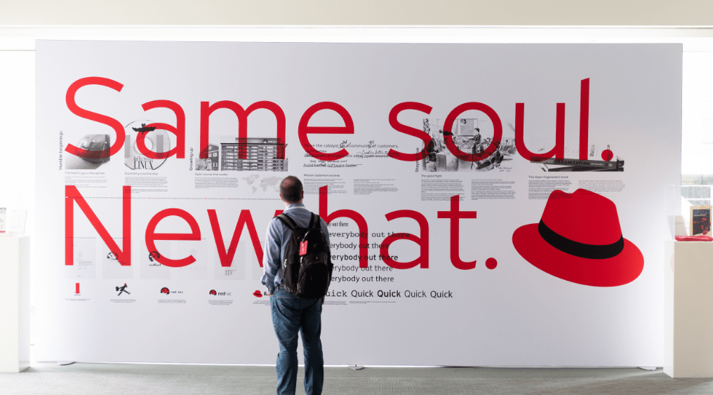 Same soul. New Hat. Red Hat graphic
