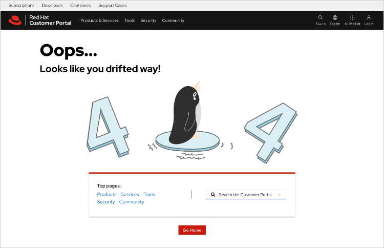 404 page