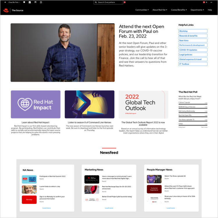 The Source redesign