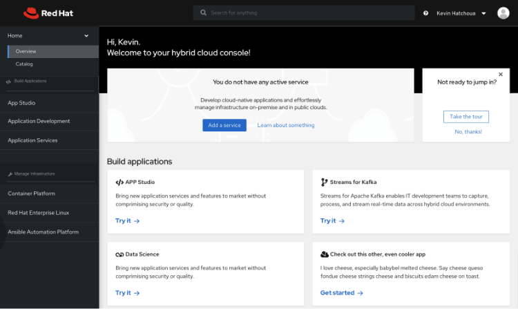 console.redhat.com