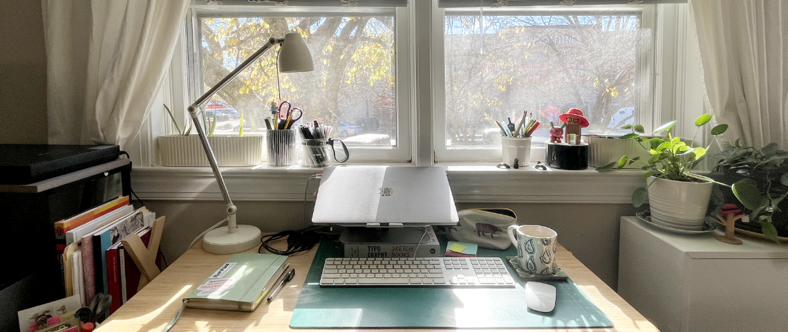 Libby's desk